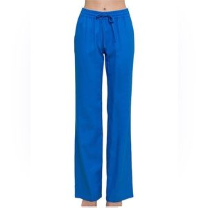 Blue Women's Drawstring Pants